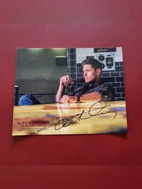 Jensen Ackles Supernatural 8x10 Autograph Creation Con